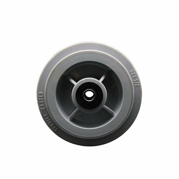 Service Caster JX7-600 Replacement Wheel JX-SCC-TPRB615-38-4GROOVE